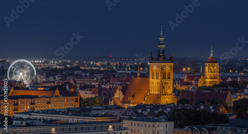 Obraz na płótnie Gdańsk w salonie