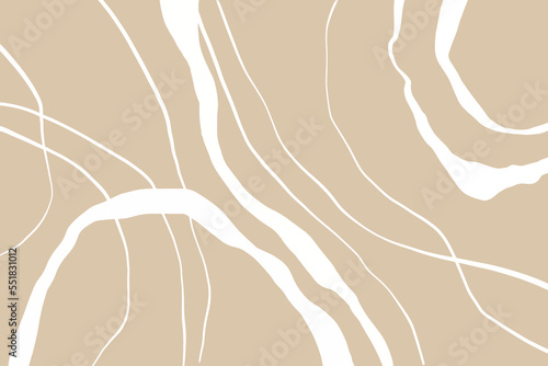Abstract vintage design in minimalist style