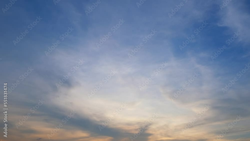 4K : Sky time lapse of colorful clouds during the moving sun. Beautiful cloud space weather beautiful blue sky background. sky from window. clouds at sunset. natural motion background
4K : Sky time lapse of colorful clouds during the moving sun. Beautiful cloud space weather beautiful blue sky background. sky from window. clouds at sunset. natural motion background