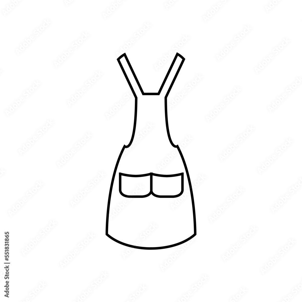 Apron icon vector set. Robe illustration sign collection. pinafore symbol or logo. Apron icon vector set. Robe illustration sign collection. pinafore symbol or logo.