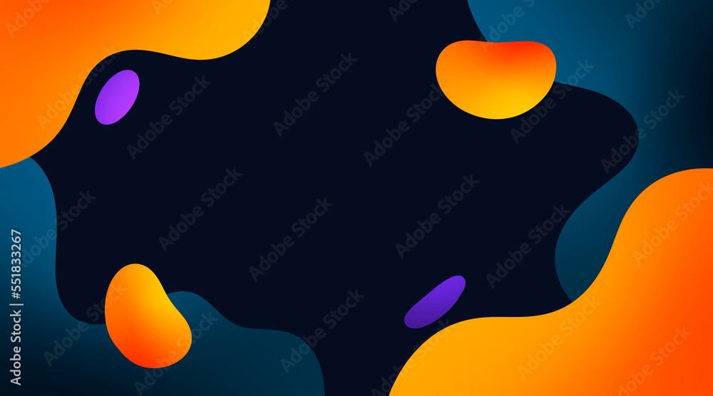 Abstract liquid background for copy space and print template