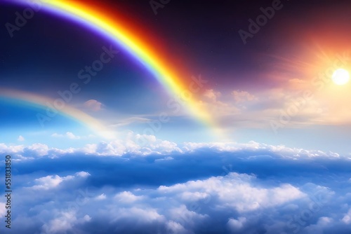 2907253530-mdjrny-v4 style Sky and rainbow background_     frame  border  ugly  fat  overweight   long neck   bad quality  error 