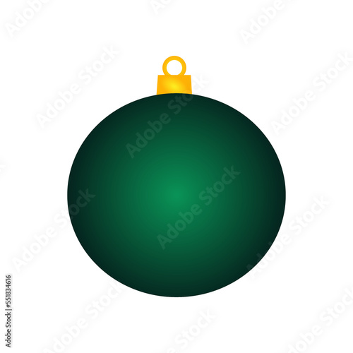 Green christmas ball christmas toy png