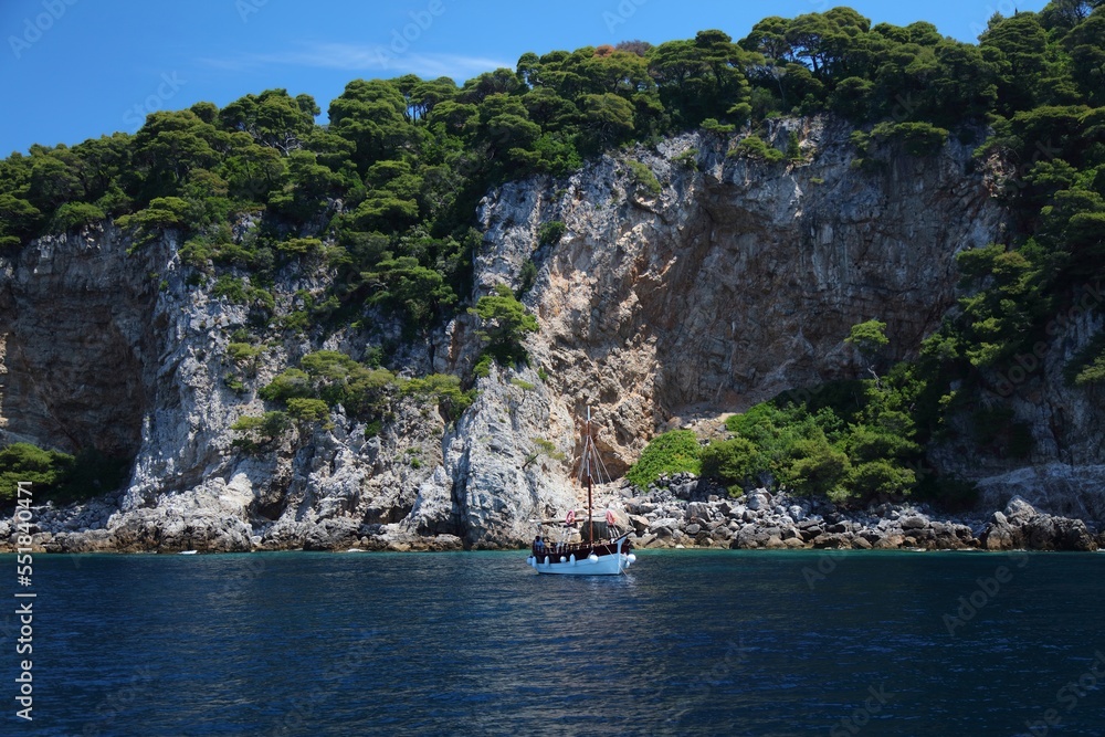 Boat tour in Kolocep, Croatia
