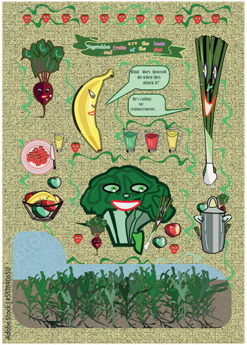 Plakat na temat zdrowej żywności