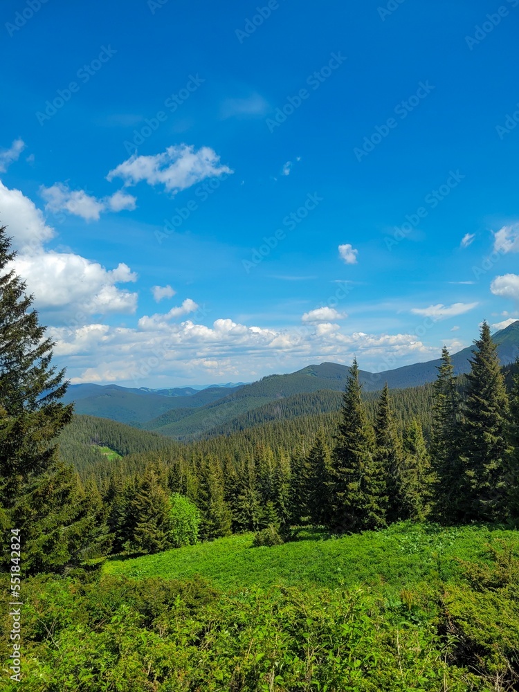The unique nature of the Ukrainian Carpathian mountains