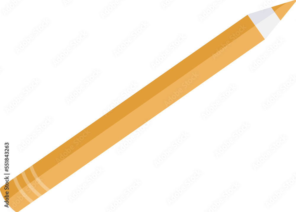 Pencil flat icon Office supplies Workplace Pencil flat icon Office supplies Workplace