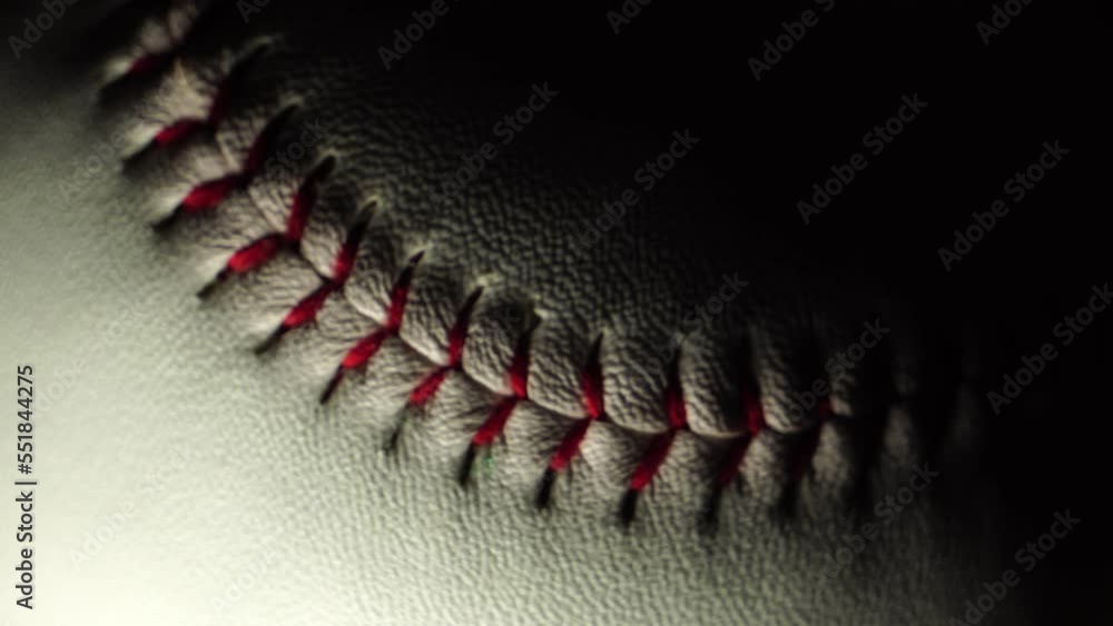 A baseball and equipment with a moving light follow A baseball and equipment with a moving light follow