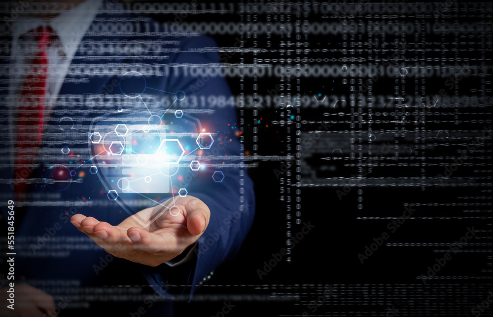Cyber security safe blue data protection business technology privacy concept,Businessman hold lock icon protecting data personal information. Cyber security safe blue data protection business technology privacy concept,Businessman hold lock icon protecting data personal information.