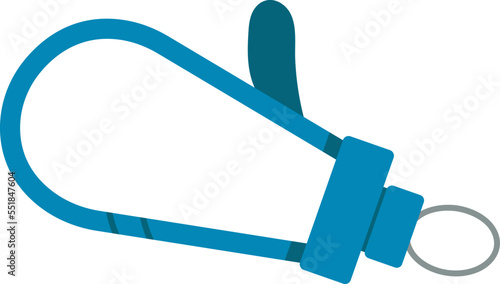 Slika na platnu Keyholder flat icon Accessory for keys