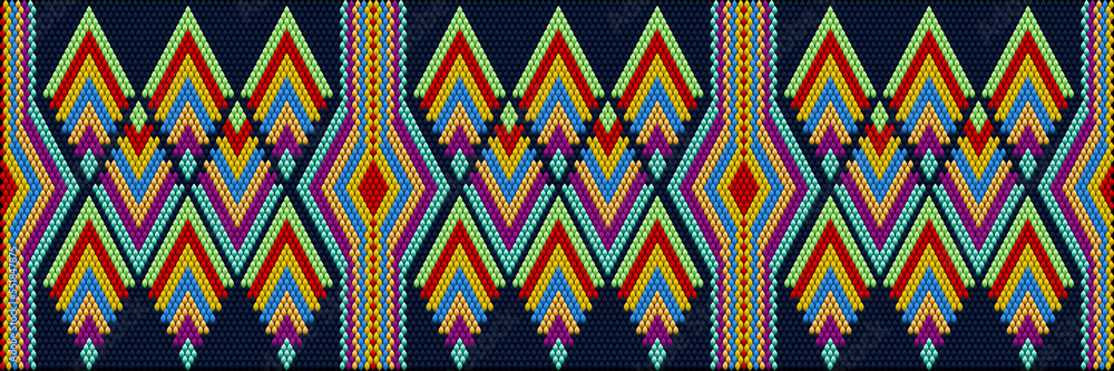   Pattern, ornament,  tracery, mosaic ethnic, folk, national, geometric  for fabric, interior, ceramic, furniture in the Latin American style.