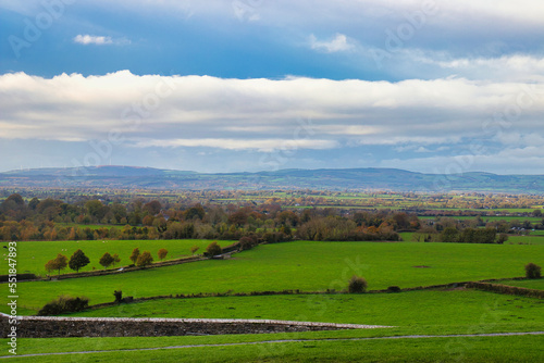 Ireland Landscape and Clouds