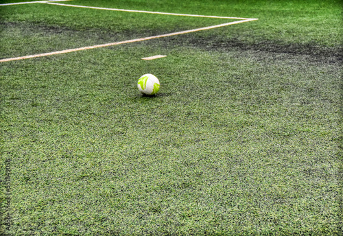 ball on the grass, football