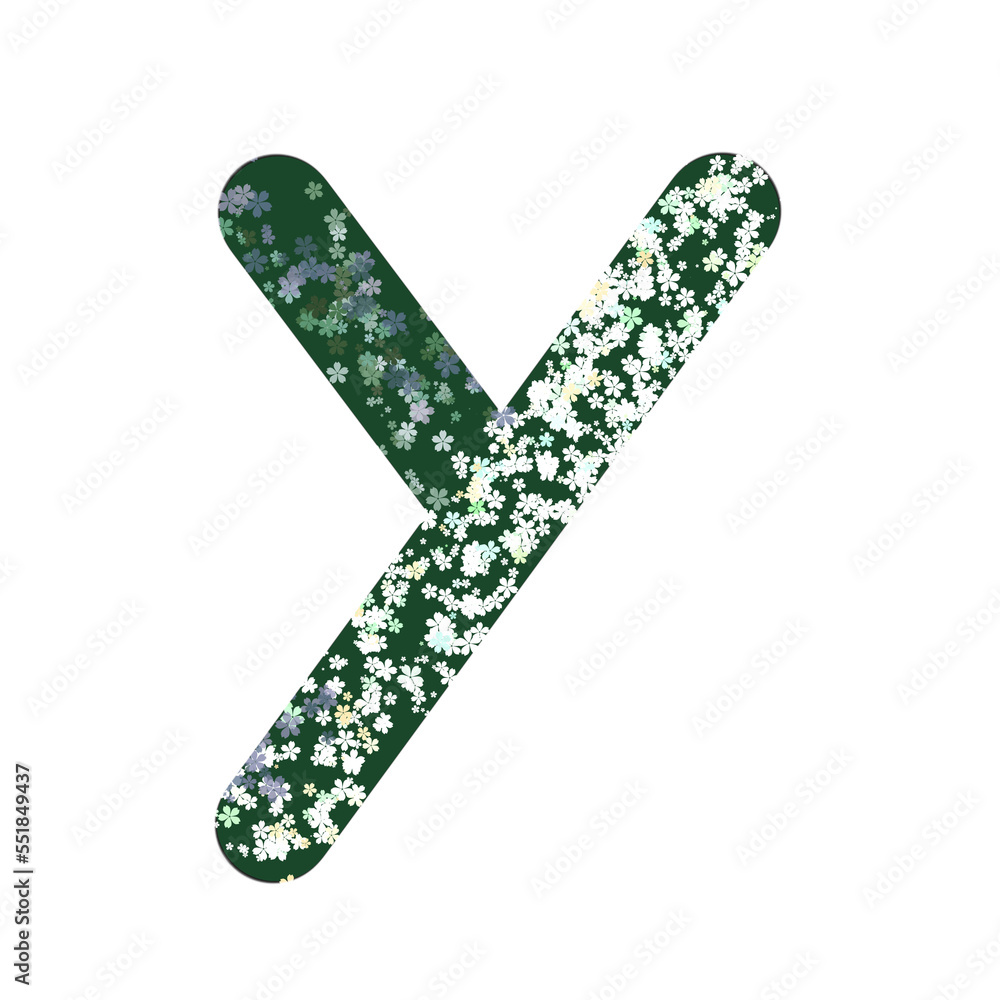 green letter y green letter y