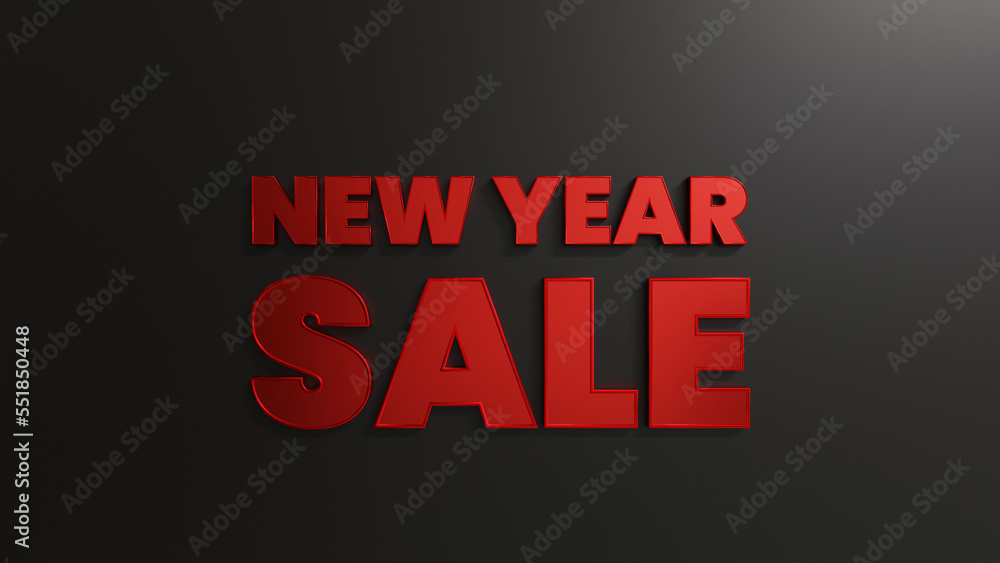Red New Year Sale Red New Year Sale