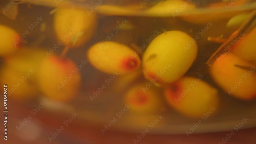 Preparation of sea buckthorn tea. Prepare a vitamin immune drink with sea buckthorn. Macro Preparation of sea buckthorn tea. Prepare a vitamin immune drink with sea buckthorn. Macro