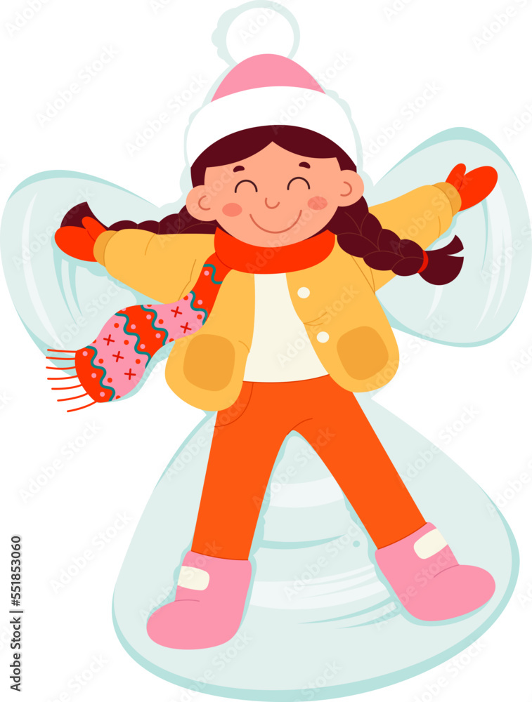 Snow Angel Clipart