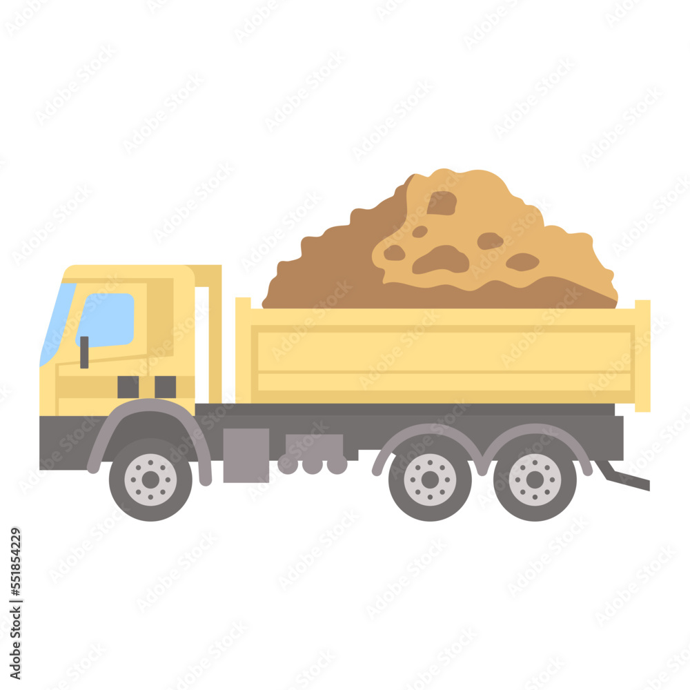 Obraz premium Dump truck icon