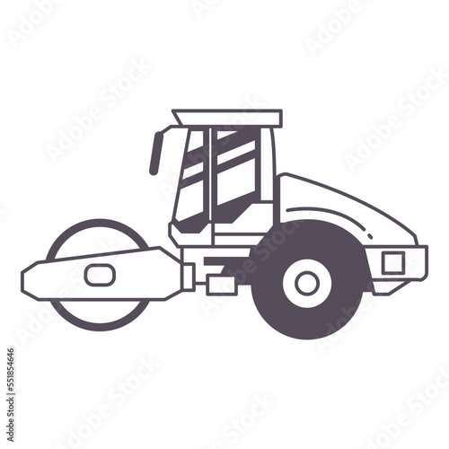 Road roller icon