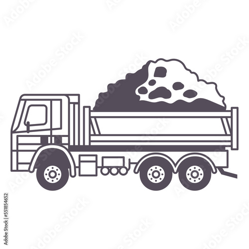 Dump truck icon