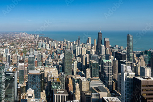 Chicago building architecture and cityscape © skostep