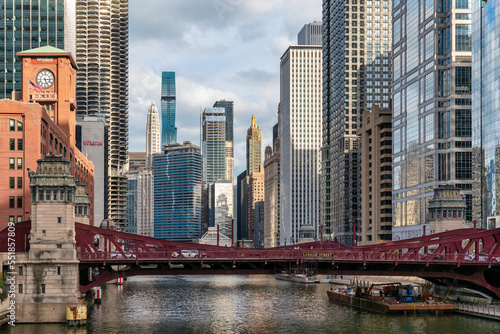 Chicago building architecture and cityscape