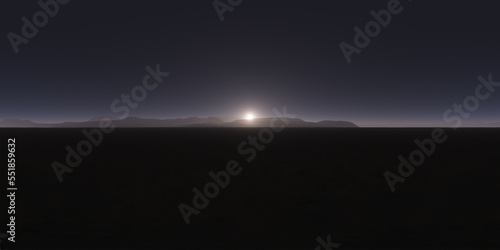 Photography Mysterious misty sunrise at dawn 360 HDRI