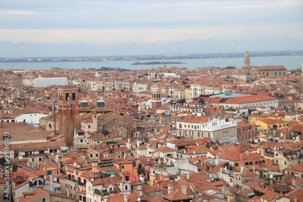 Vue aérienne du quartier Cannaregio Venise