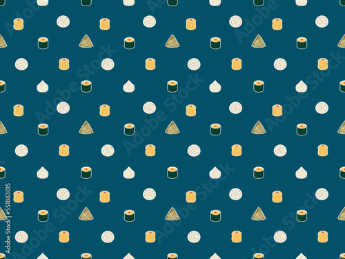 chinese new year asian food latin american pattern background seamless ornament menu japanese china