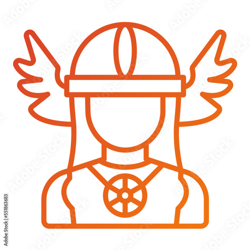 Shieldmaiden Icon Style