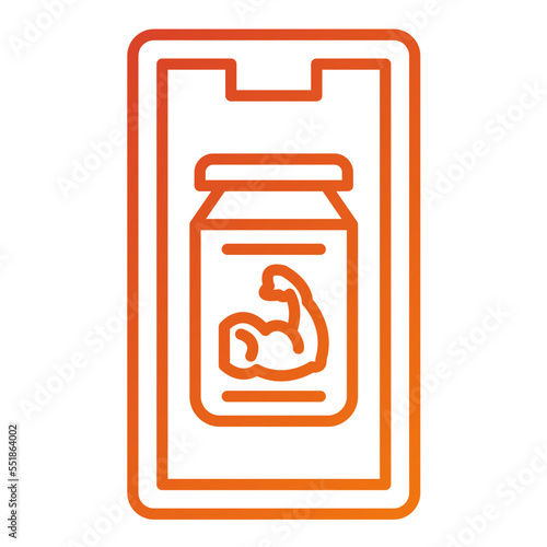 Protein Powder Icon Style