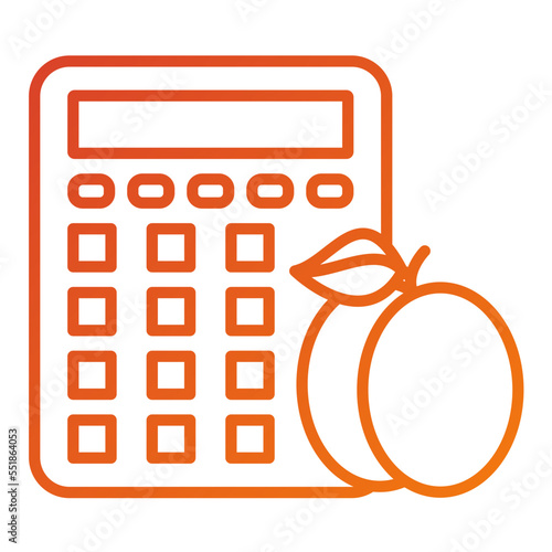 Calorie Calculator Icon Style