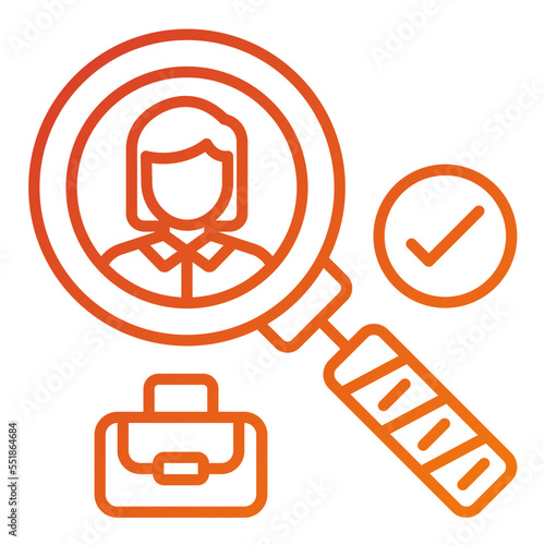 Hiring Staff Icon Style