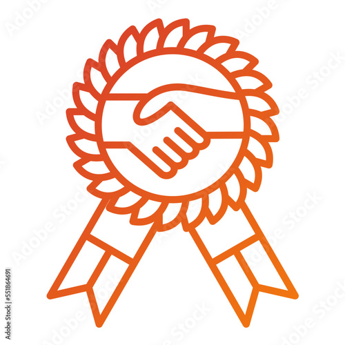 Hospitality Award Icon Style