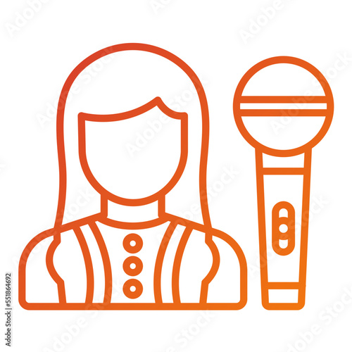 фотографія Host Female Icon Style