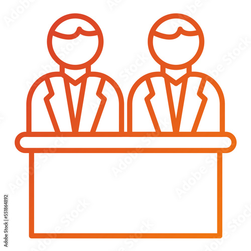 Juror Male Icon Style
