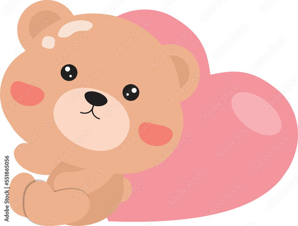 Teddy bear with heart