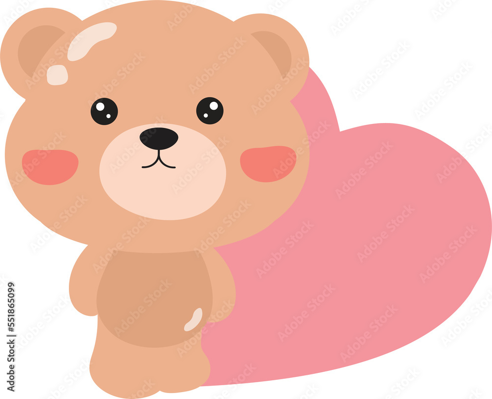 Teddy bear with heart Teddy bear with heart