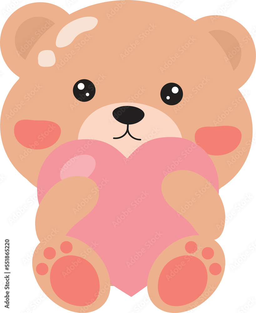 Teddy bear with heart Teddy bear with heart