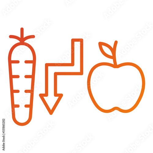 Calorie Deficit Icon Style