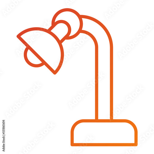 Book Lamp Icon Style