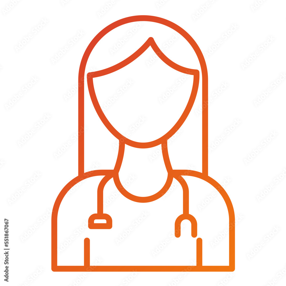 Female Doctor Icon Style Female Doctor Icon Style