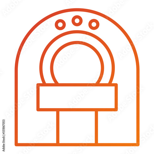 CT Scan Icon Style