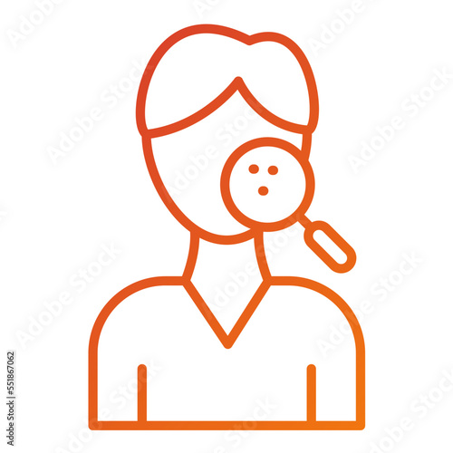 Skin Checkup Icon Style