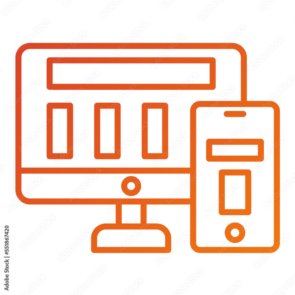 Responsive Design Icon Style Responsive Design Icon Style