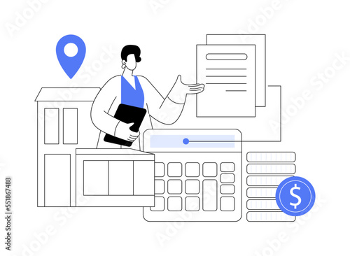 Estate planning abstract concept vector illustration.