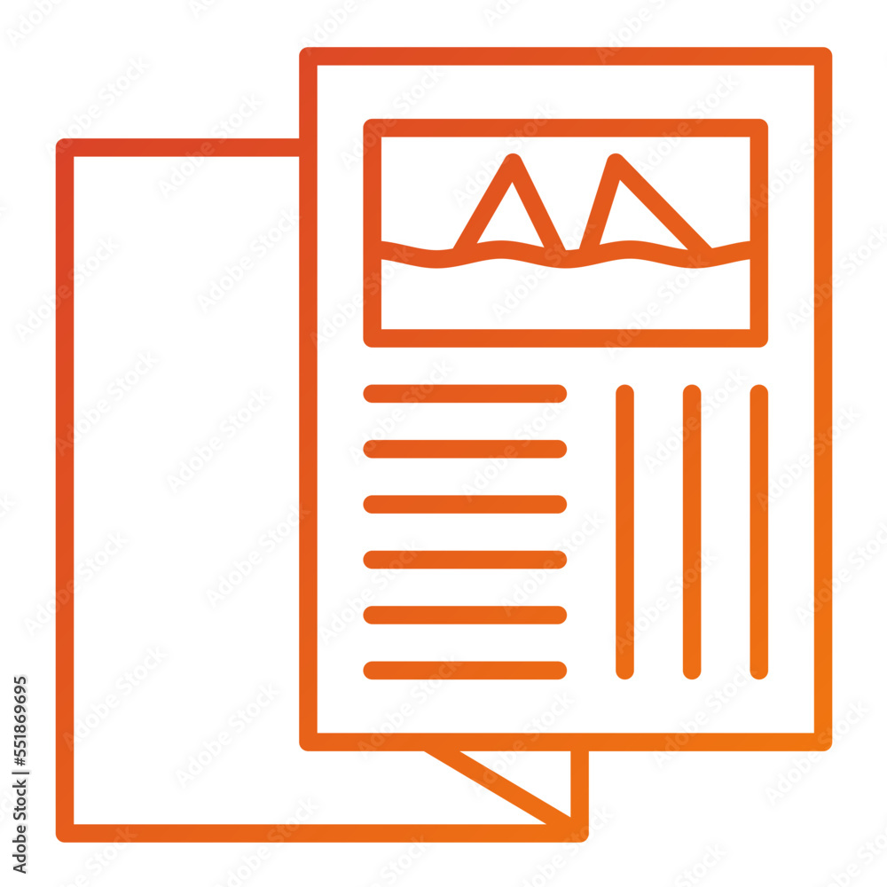 Brochure Icon Style Brochure Icon Style