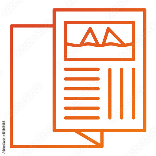 Brochure Icon Style