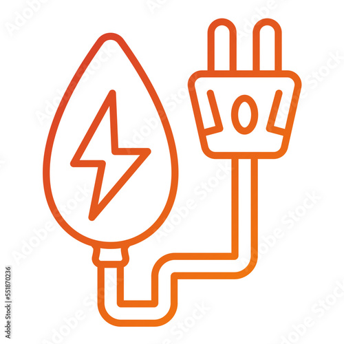 Hydroelectricity Icon Style