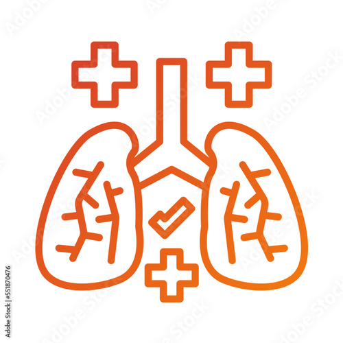 Respiratory Care Icon Style